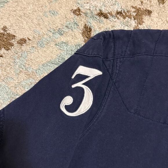 Vintage Polo Ralph Lauren Gold Crest Big Pony Rugby Shirt Size 2XL/3XL - Picture 3 of 9